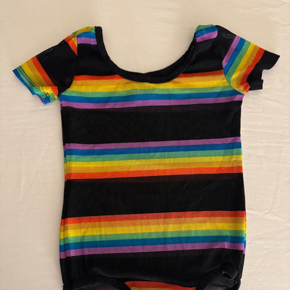 Wild Rich Kids Rainbow mesh leo
